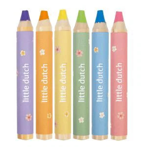 Little Dutch -Pastelli di legno Rosa & Friends