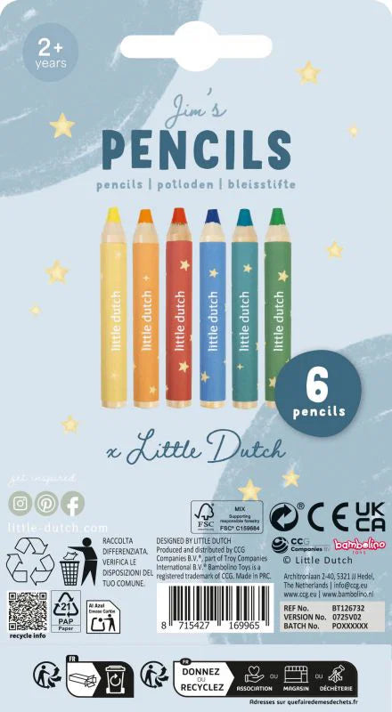 Little Dutch -Pastelli di legno Jim