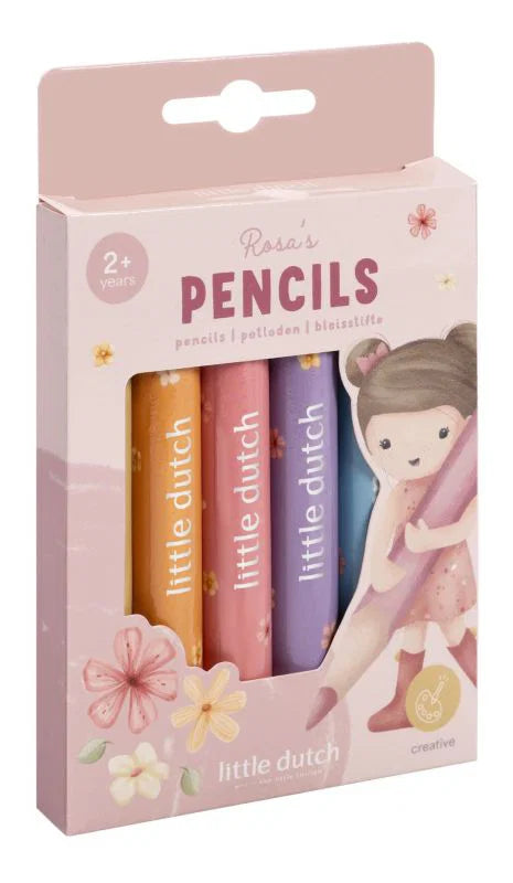 Little Dutch -Pastelli di legno Rosa & Friends