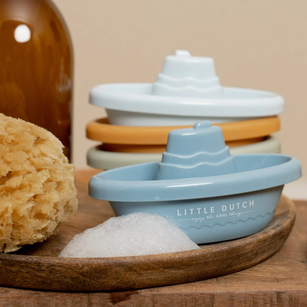 Little Dutch -Barchette  da bagno Impilabili -Blu