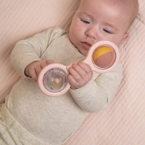 Little Dutch - Sonaglio Con Palline Rosa