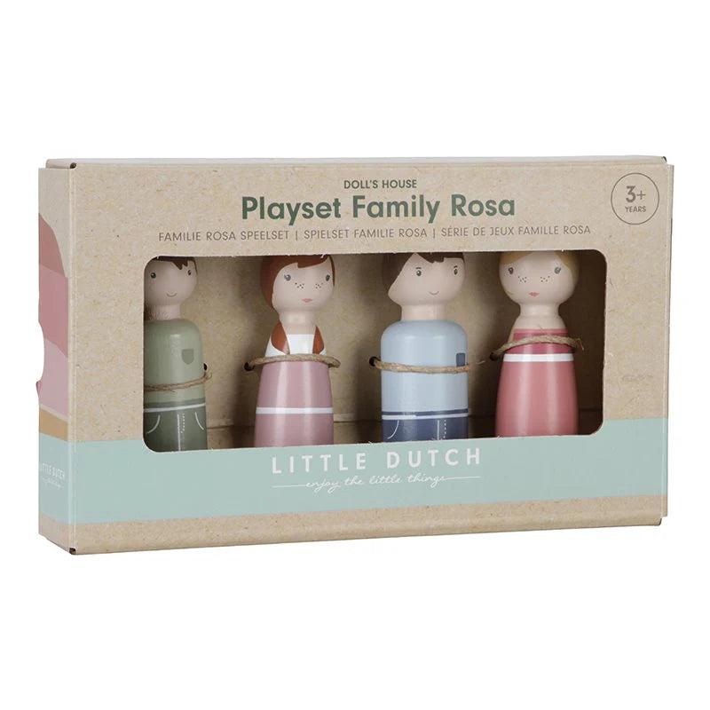 Little Dutch -Set Personaggi Famiglia Rosa