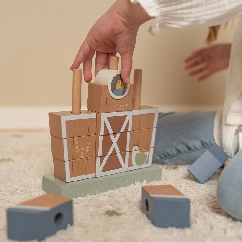 Little Dutch - Puzzle  In Legno-Piccola Fattoria