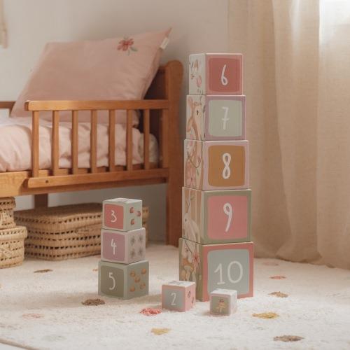 Little Dutch - Cubi Impilabili  Rosa Giardino Delle Fate