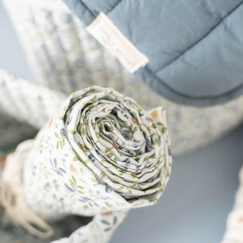 Little Dutch-Coppia di Mussola 70x70 Blu -Amici della foresta