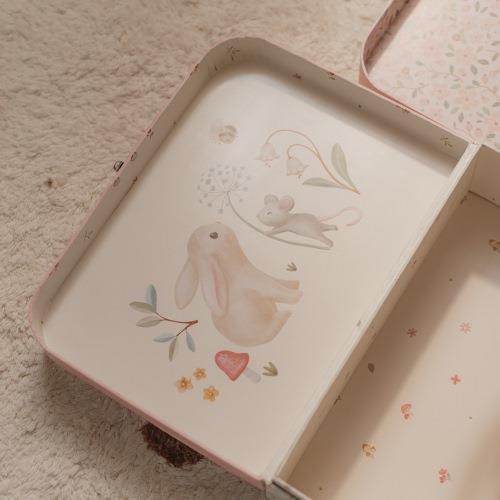 Little Dutch - Set 2 Valigette Portagiochi Rosa Giardino Delle Fate