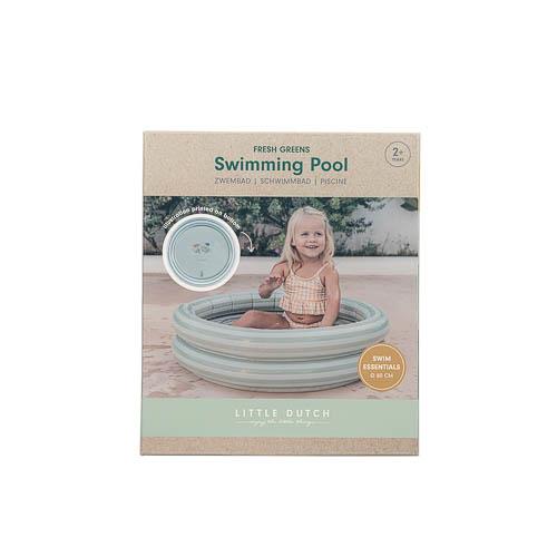 Little Dutch - PISCINETTA GONFIABILE - Verde 80 Cm