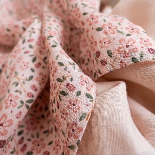 Little Dutch-Mussola 120x120 Rosa Giardino delle Fate
