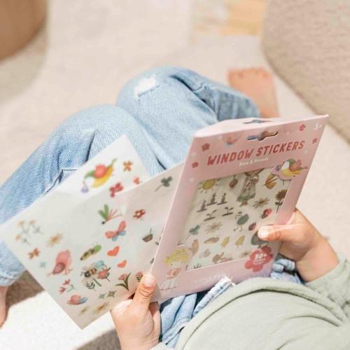 Little Dutch - Adesivi per finestre Rosa & Friends