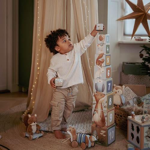 Little Dutch - Cubi Impilabili  Rosa Giardino Delle Fate