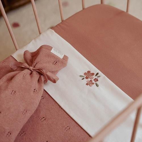 Little Dutch -Copertina per culla - Rosa Tricott