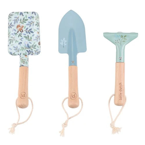 Little Dutch - Attrezzi da giardino - Blu - Amici della foresta