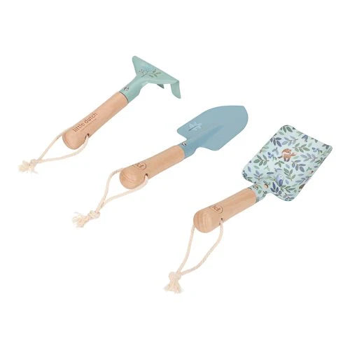 Little Dutch - Attrezzi da giardino - Blu - Amici della foresta