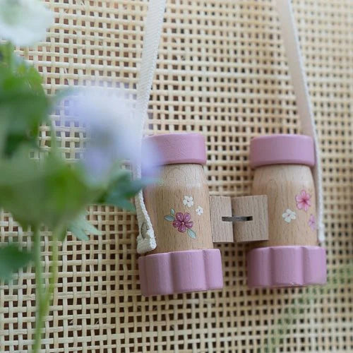 Little Dutch -Binocolo in legno - Rosa - Giardino delle fate