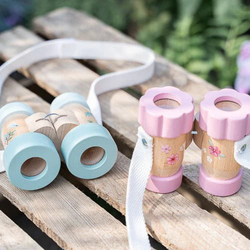 Little Dutch -Binocolo in legno - Rosa - Giardino delle fate