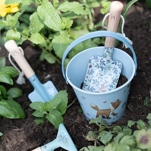 Little Dutch - Attrezzi da giardino - Blu - Amici della foresta
