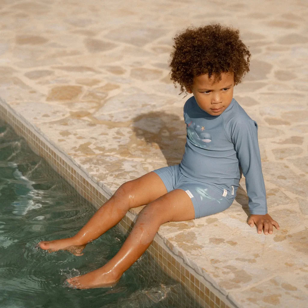 Little Dutch -Costume da bagno corto- Blu oceano