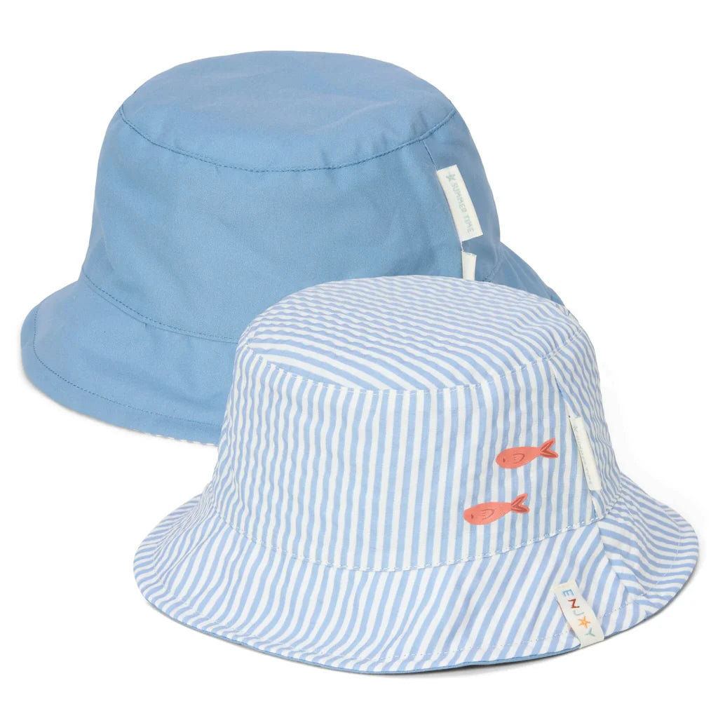 Little Dutch-Cappello Reversibile Blu Oceano