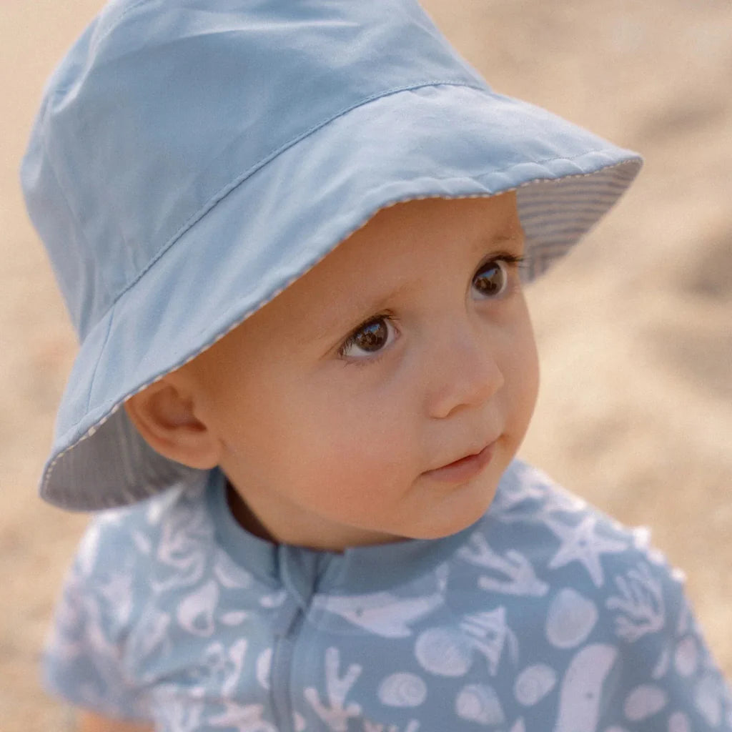 Little Dutch-Cappello Reversibile Blu Oceano