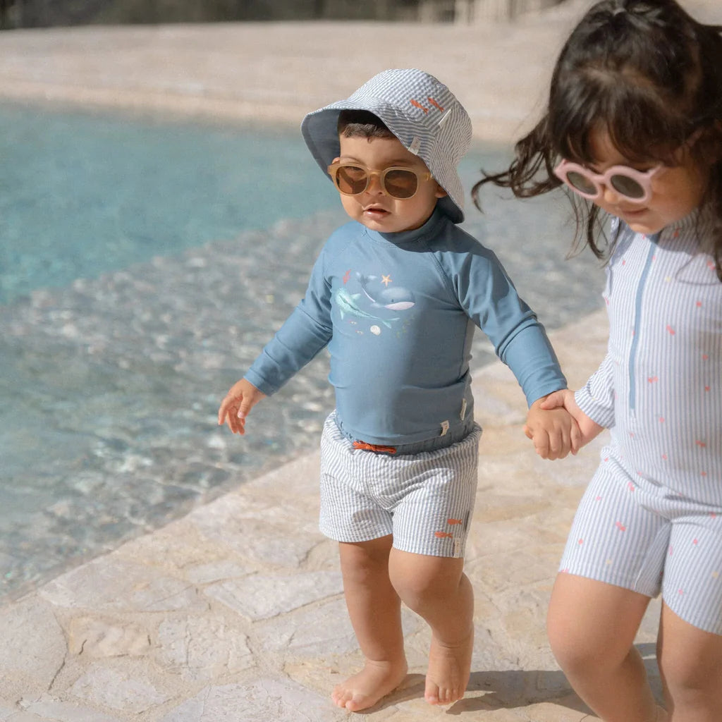 Little Dutch-Cappello Reversibile Blu Oceano