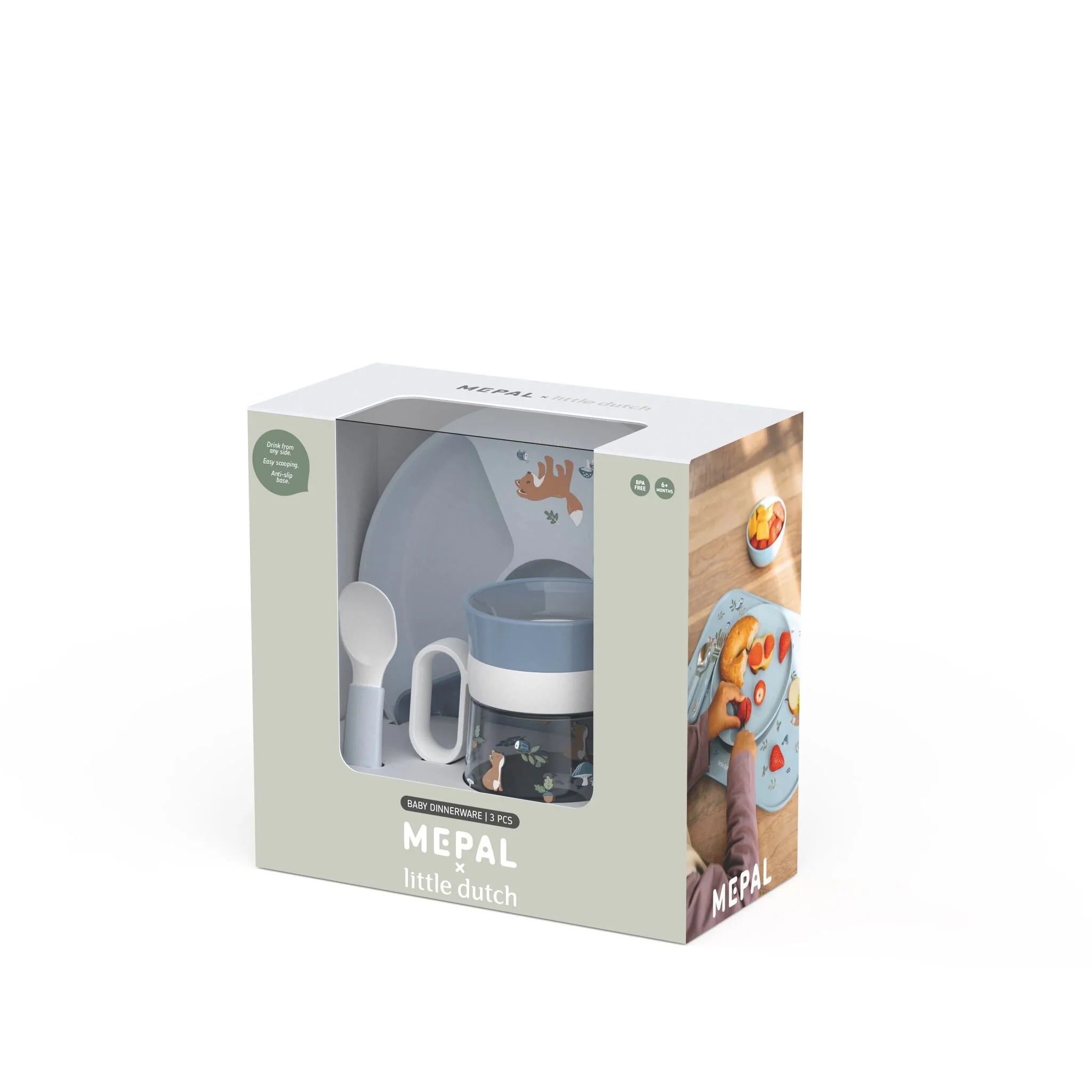 Little Dutch - Set Pappa – Baby 3 Pezzi Amici  Della Foresta