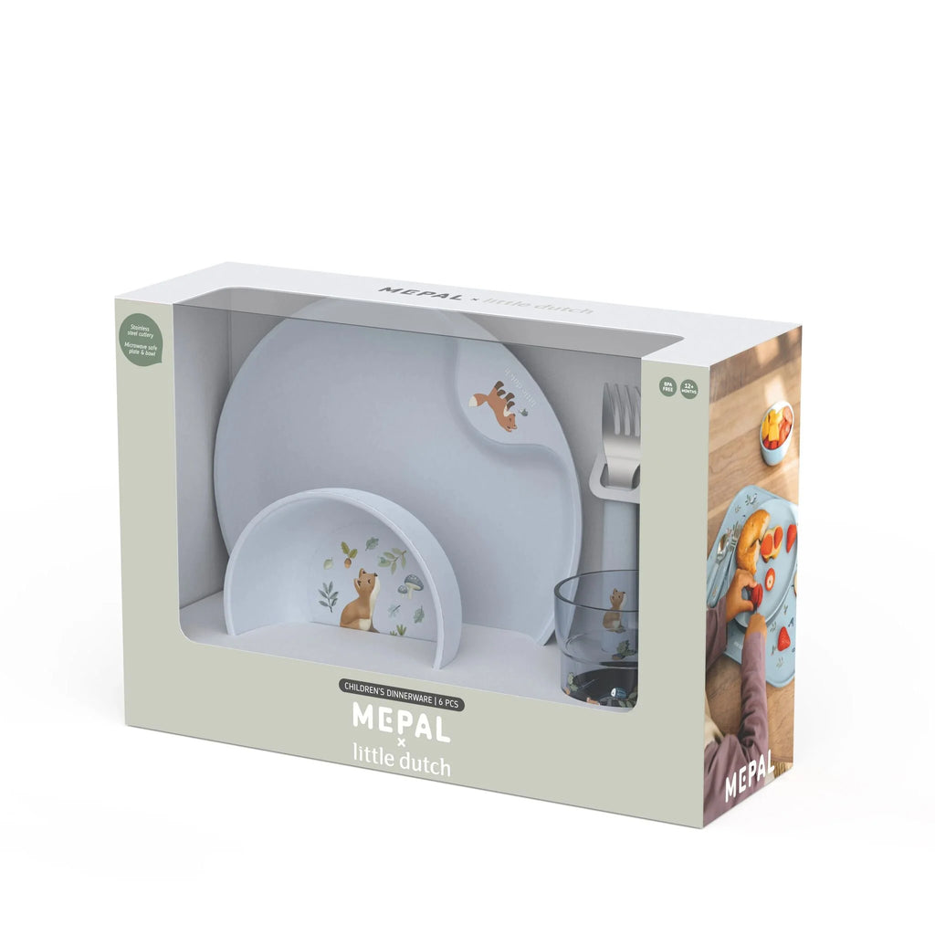 Little Dutch - Set Pappa – Baby 6 Pezzi Amici  Della Foresta