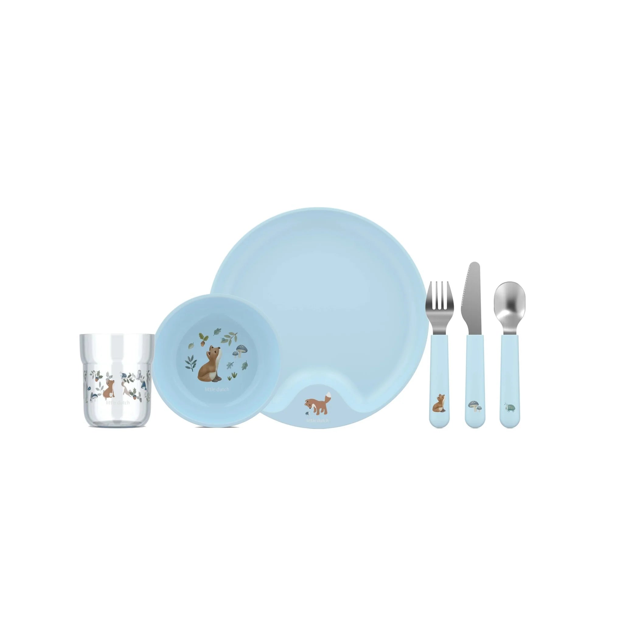 Little Dutch - Set Pappa – Baby 6 Pezzi Amici  Della Foresta