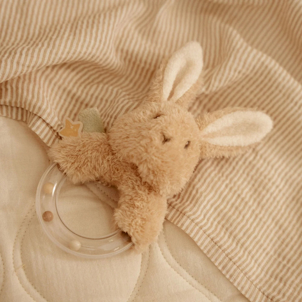 Little Dutch - Sonaglio a cerchio - Beige Conigietto