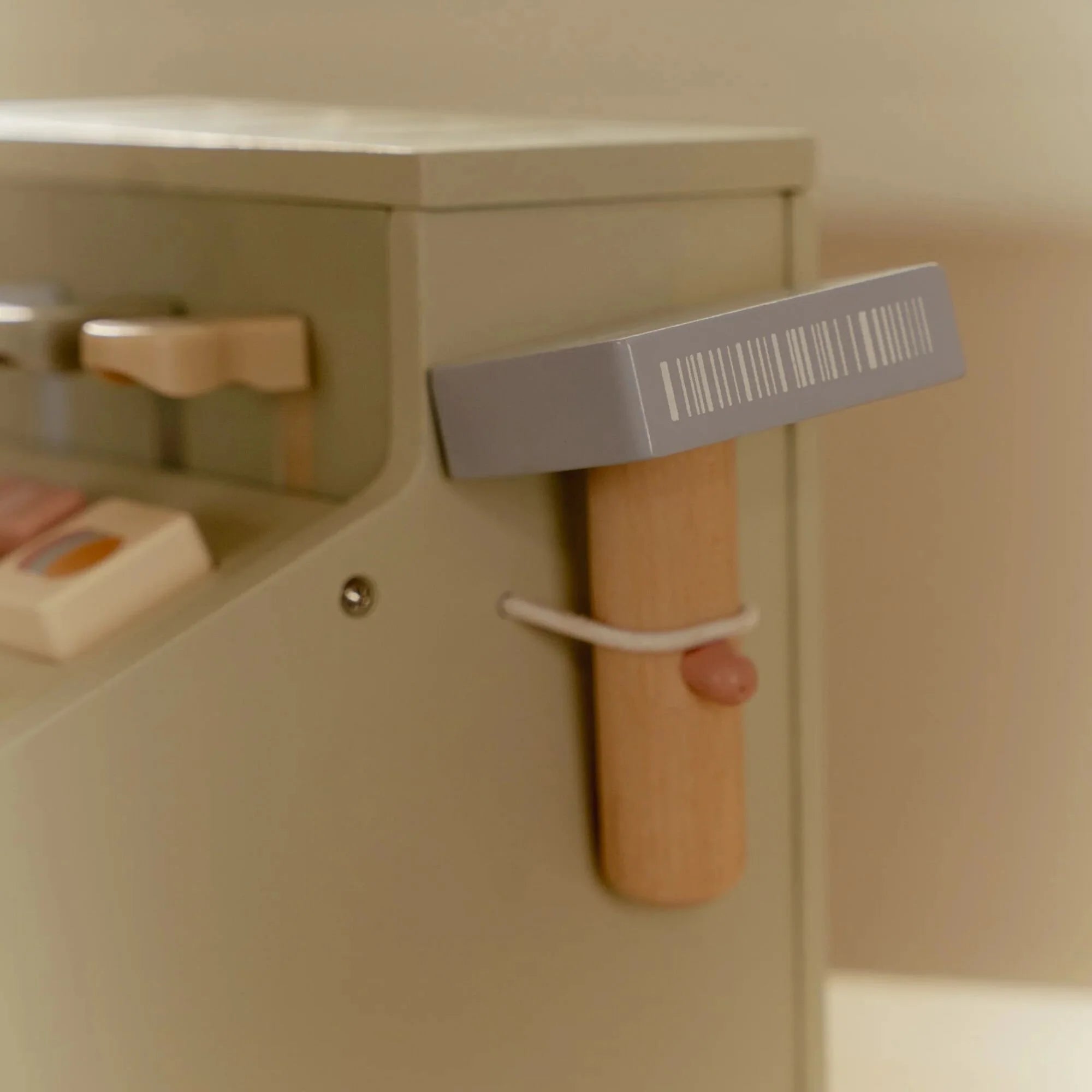 Little Dutch - Registratore di cassa in legno con scanner e lettore di carte