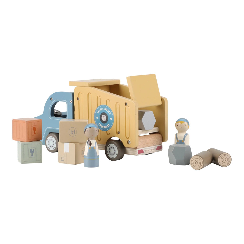 Little Dutch - Camion Dela Spazzaturai  Con Personaggi
