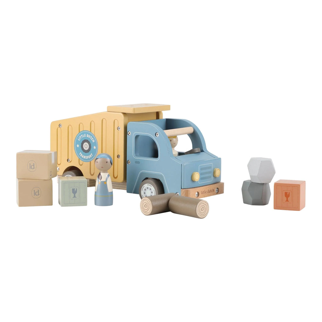 Little Dutch - Camion Dela Spazzaturai  Con Personaggi