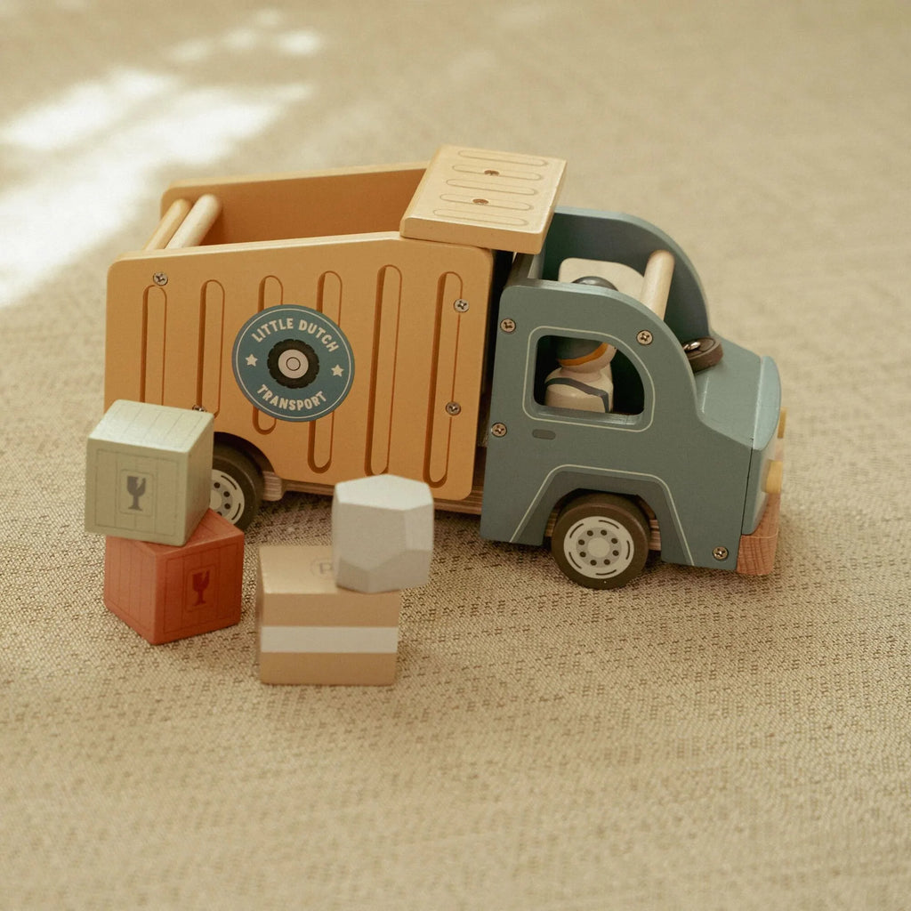 Little Dutch - Camion Dela Spazzaturai  Con Personaggi