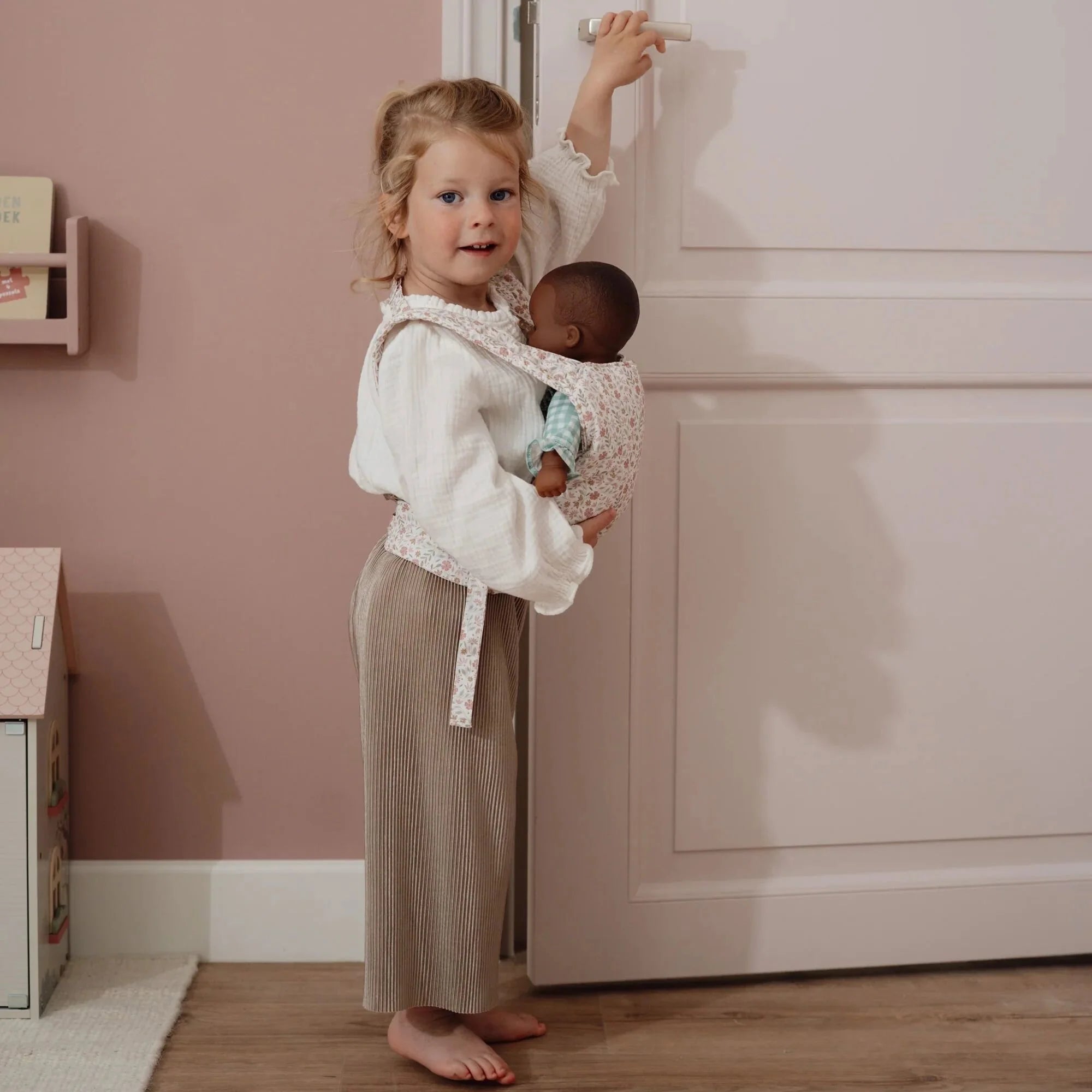 Little Dutch - Marsupio per bambole – Multicolore – Essentials – Soft Flowers