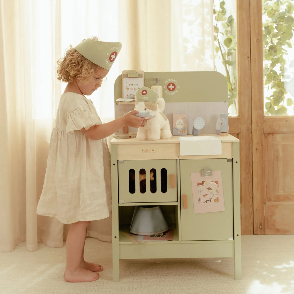 Little Dutch - Peluche Gatto Marley Con Trasportino