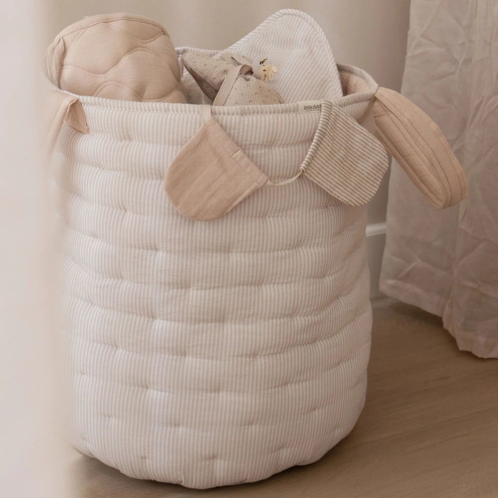Little Dutch -Cestino Portaoggetti Grande - Beige