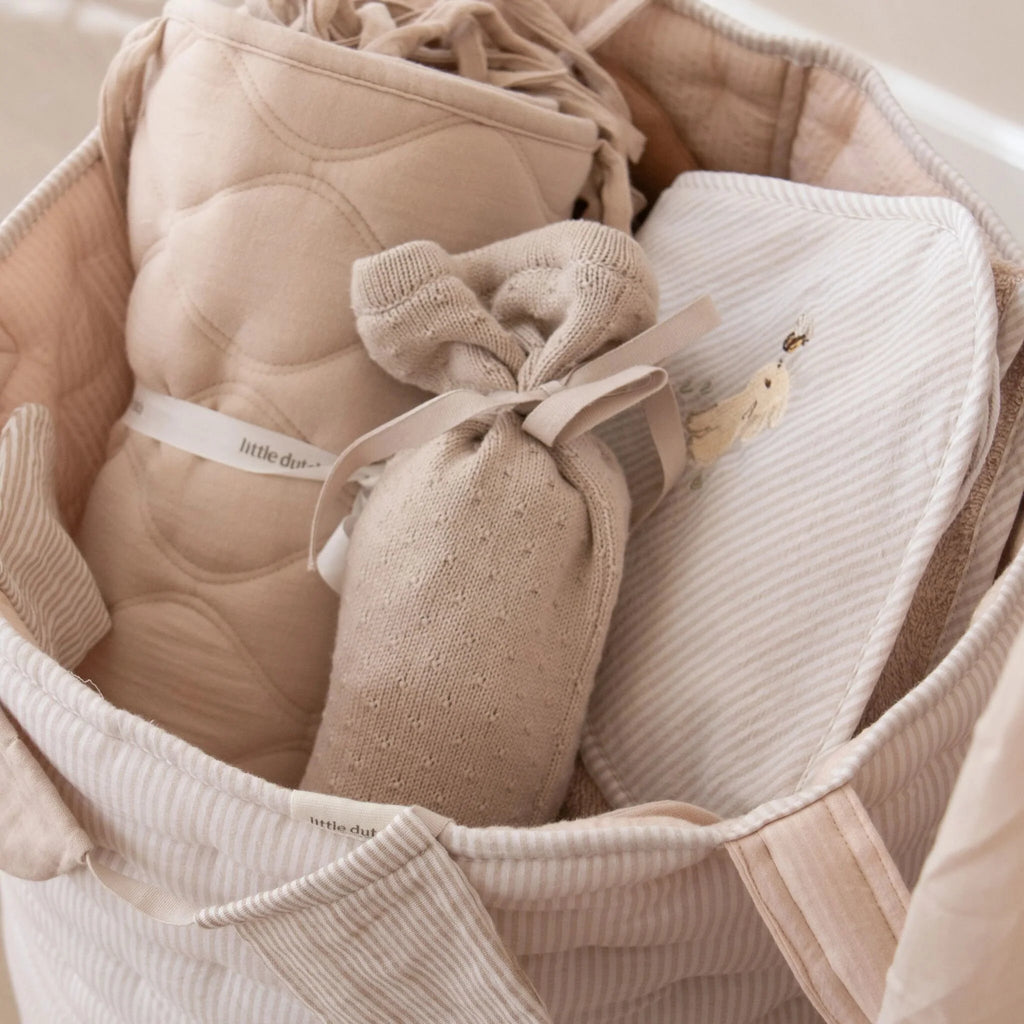 Little Dutch -Cestino Portaoggetti Grande - Beige