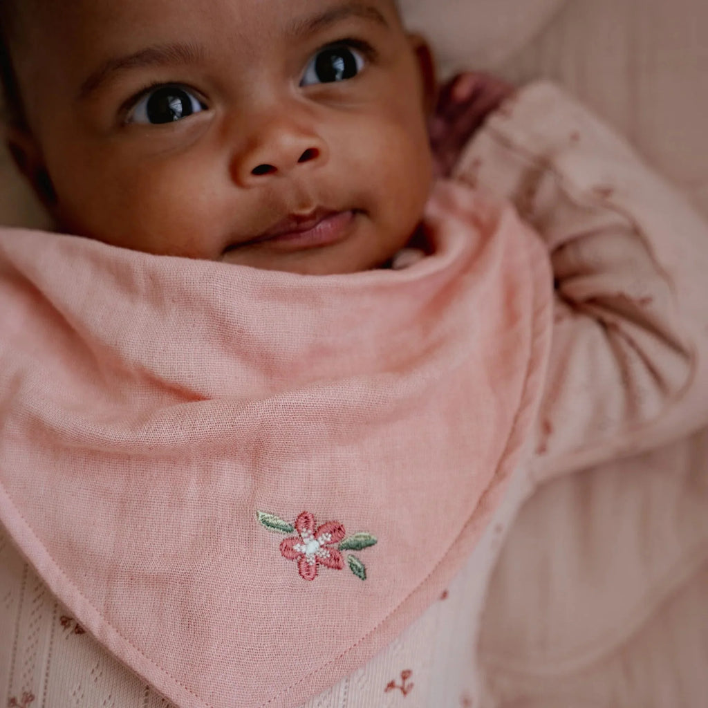 Little Dutch-Bavaglino bandana confezione da 2 - Rosa -