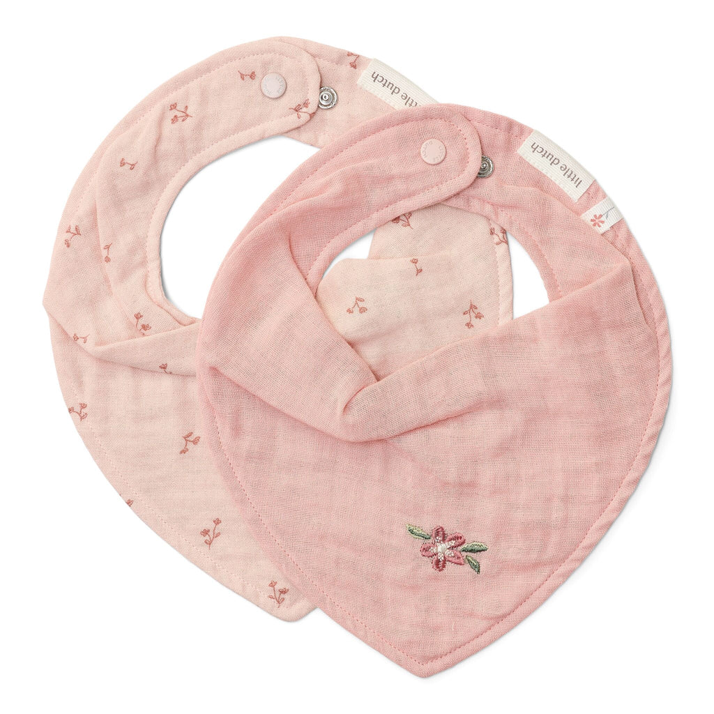 Little Dutch-Bavaglino bandana confezione da 2 - Rosa -