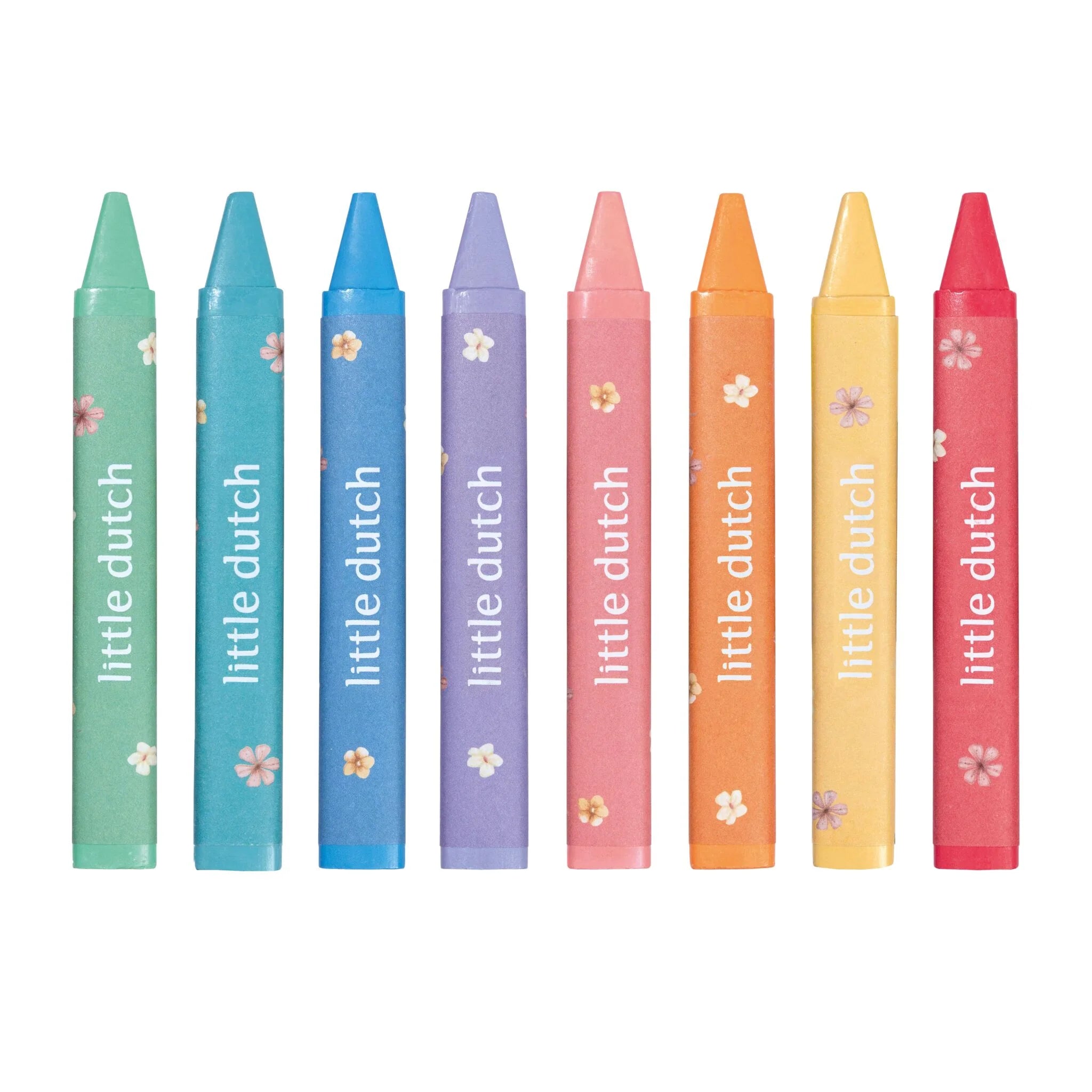 Little Dutch - Pastelli a cera multicolore - Rosa