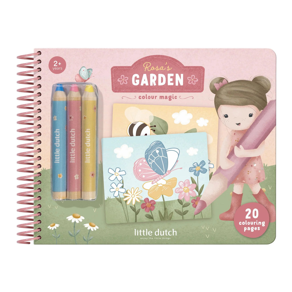 Little Dutch - Album Da Colorare Magico  Rosa