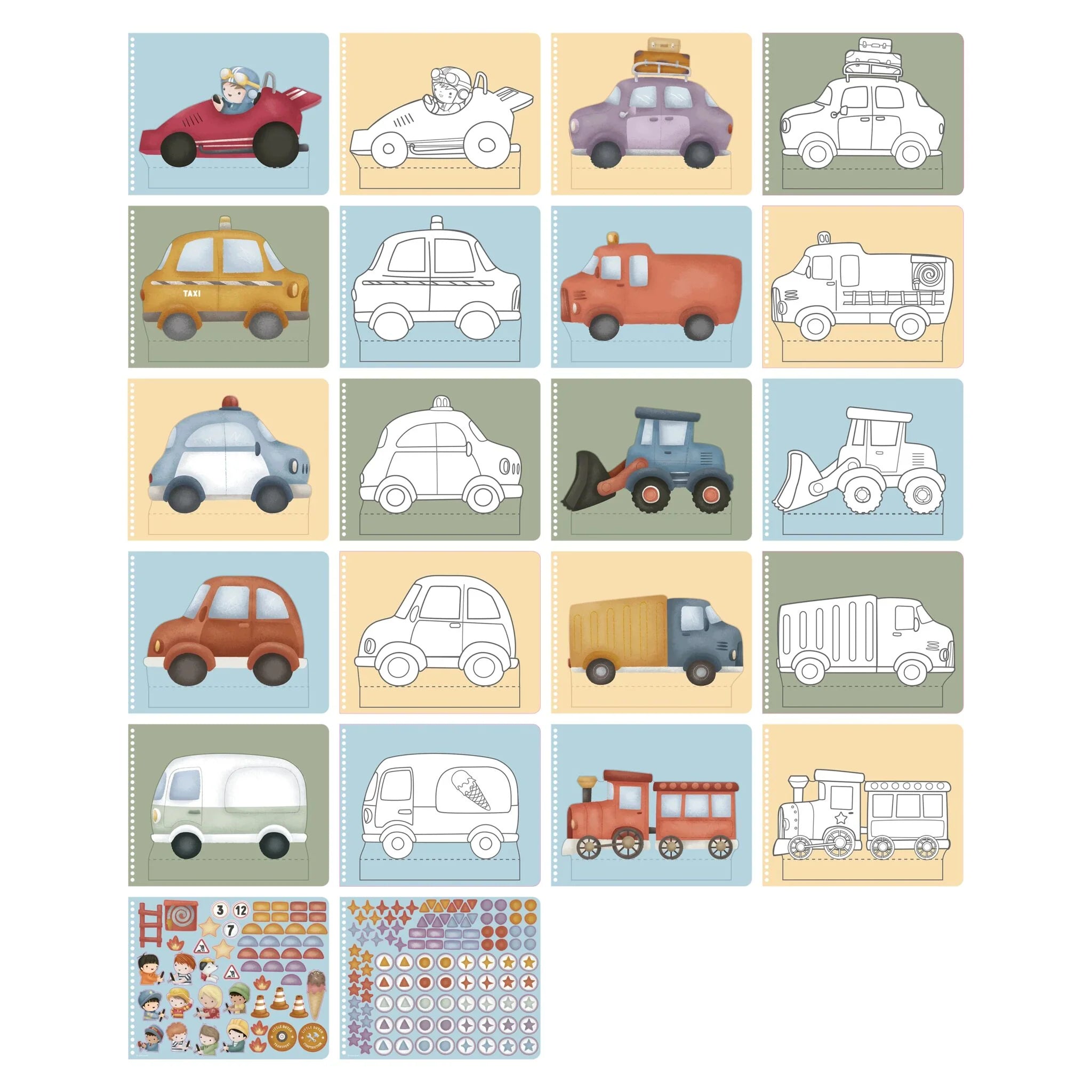 Little Dutch - Album Da Colorare E Ritagliare Con Forbici -Jim