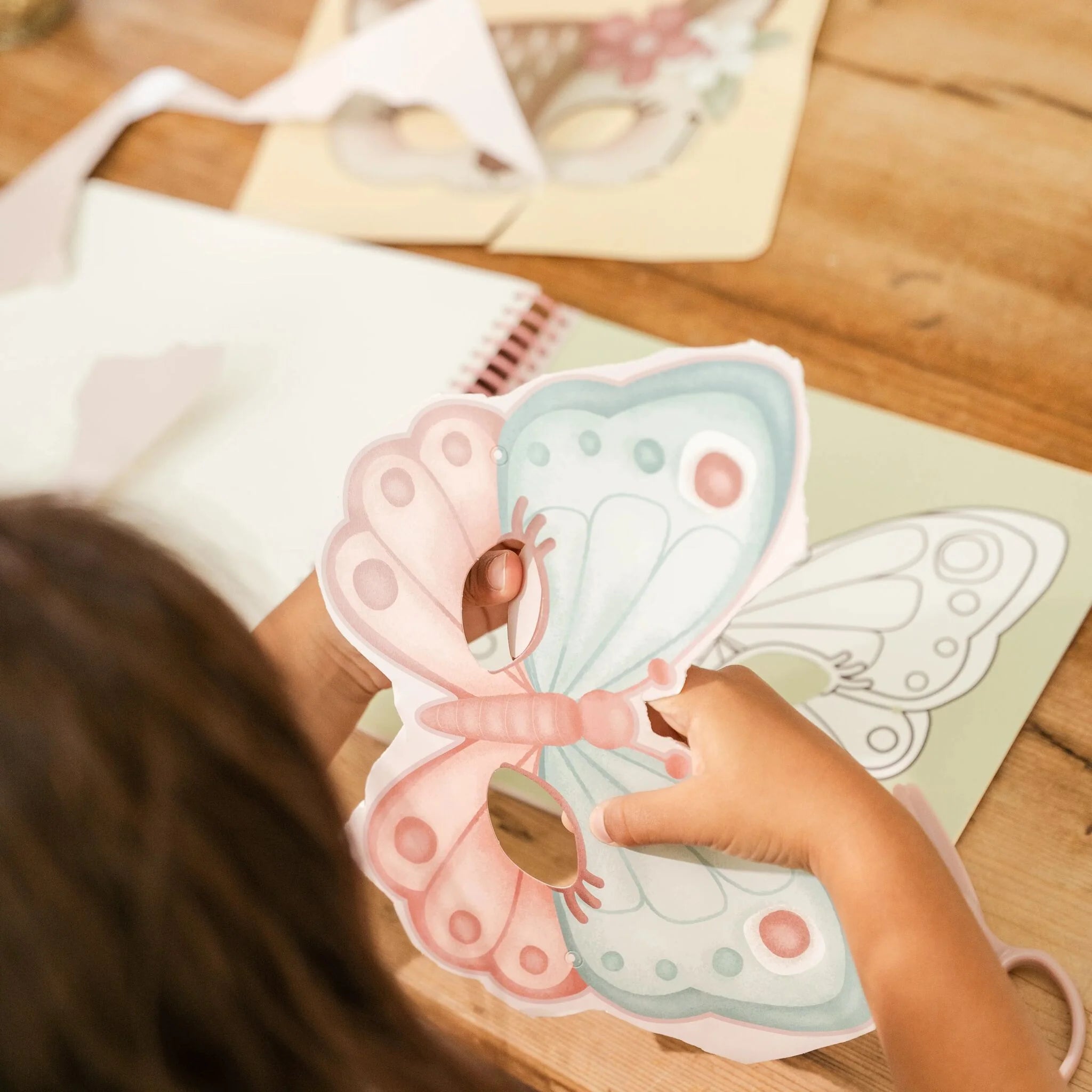 Little Dutch - Album Da Colorare E Ritagliare Con Forbici -Rosa