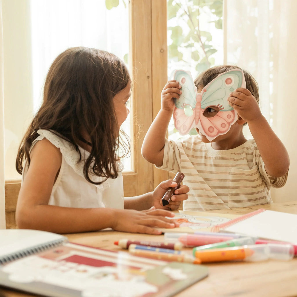 Little Dutch - Album Da Colorare E Ritagliare Con Forbici -Rosa