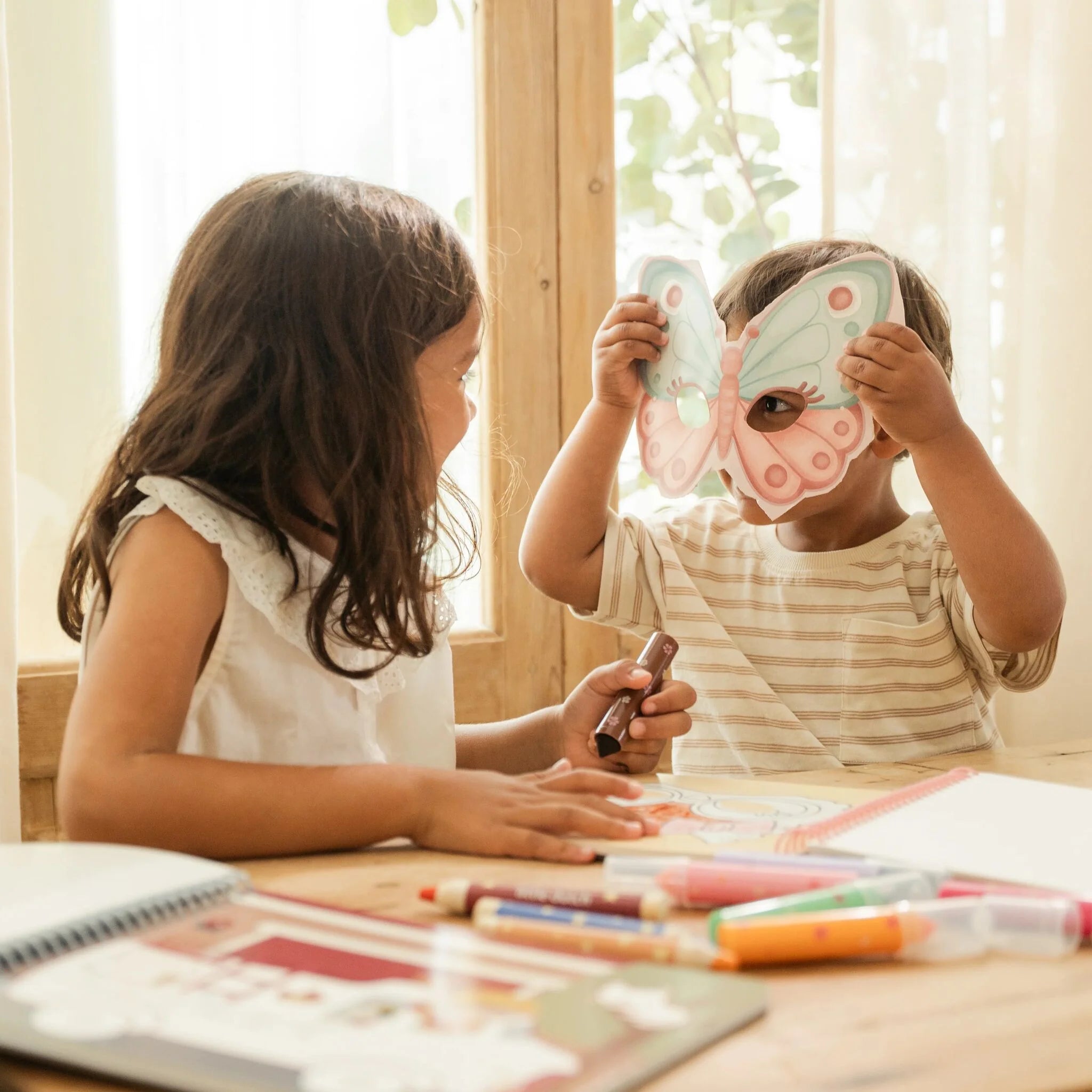 Little Dutch - Album Da Colorare E Ritagliare Con Forbici -Rosa