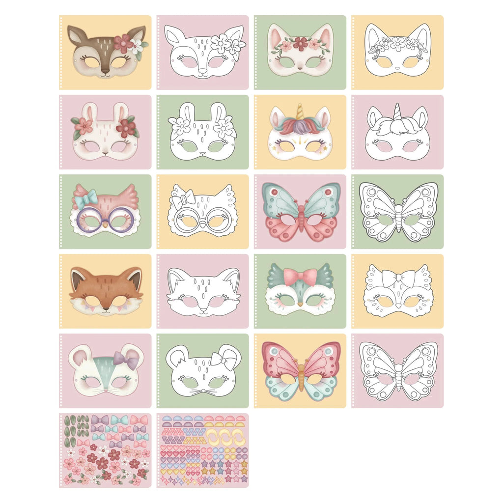 Little Dutch - Album Da Colorare E Ritagliare Con Forbici -Rosa