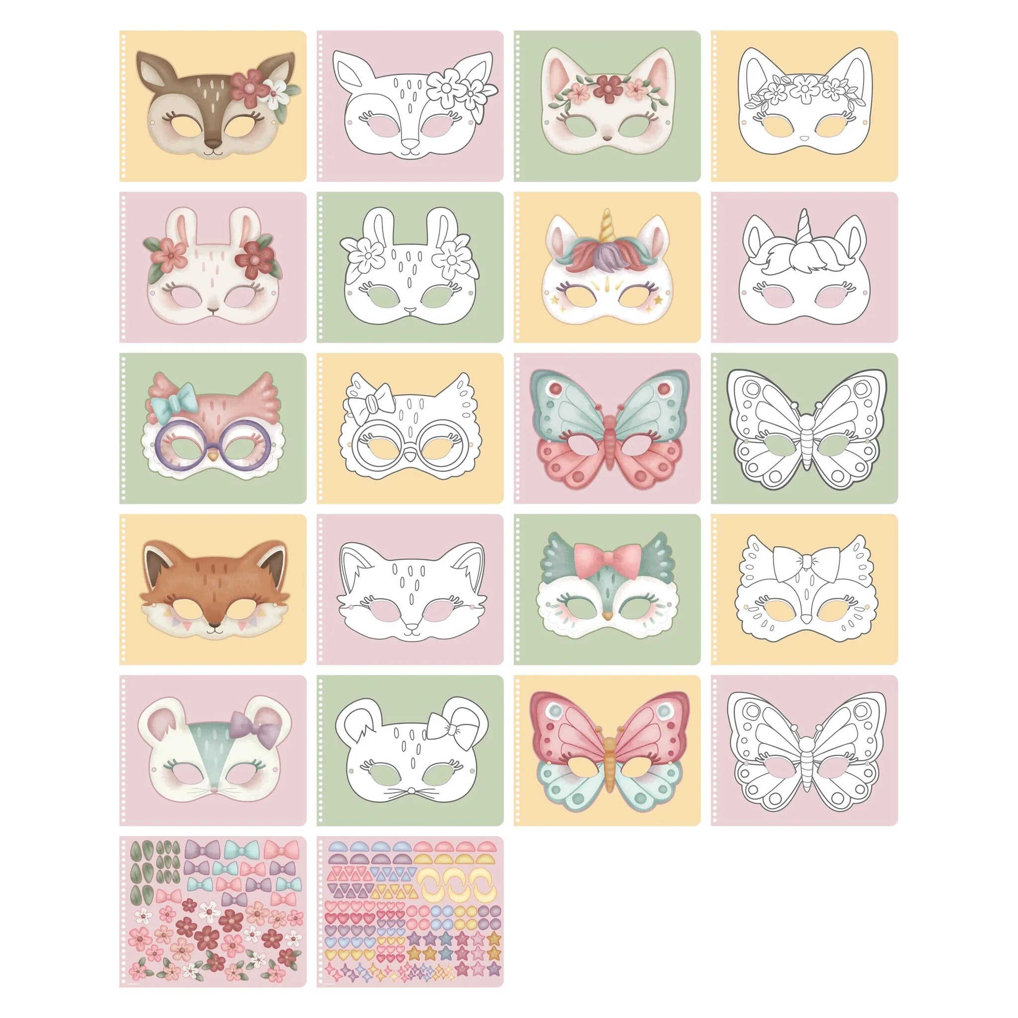 Little Dutch - Album Da Colorare E Ritagliare Con Forbici -Rosa