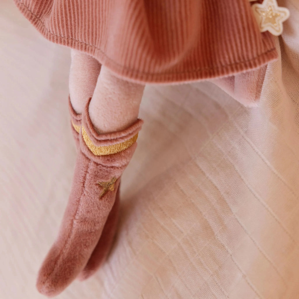 Little Dutch - Bambola da coccolare supereroina Rosa - 35 cm