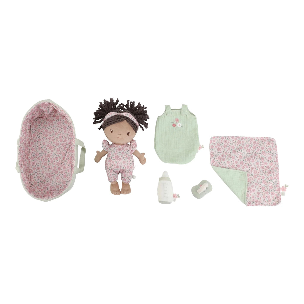 Little Dutch -Set Bambola  Morbida Evi con Cestino