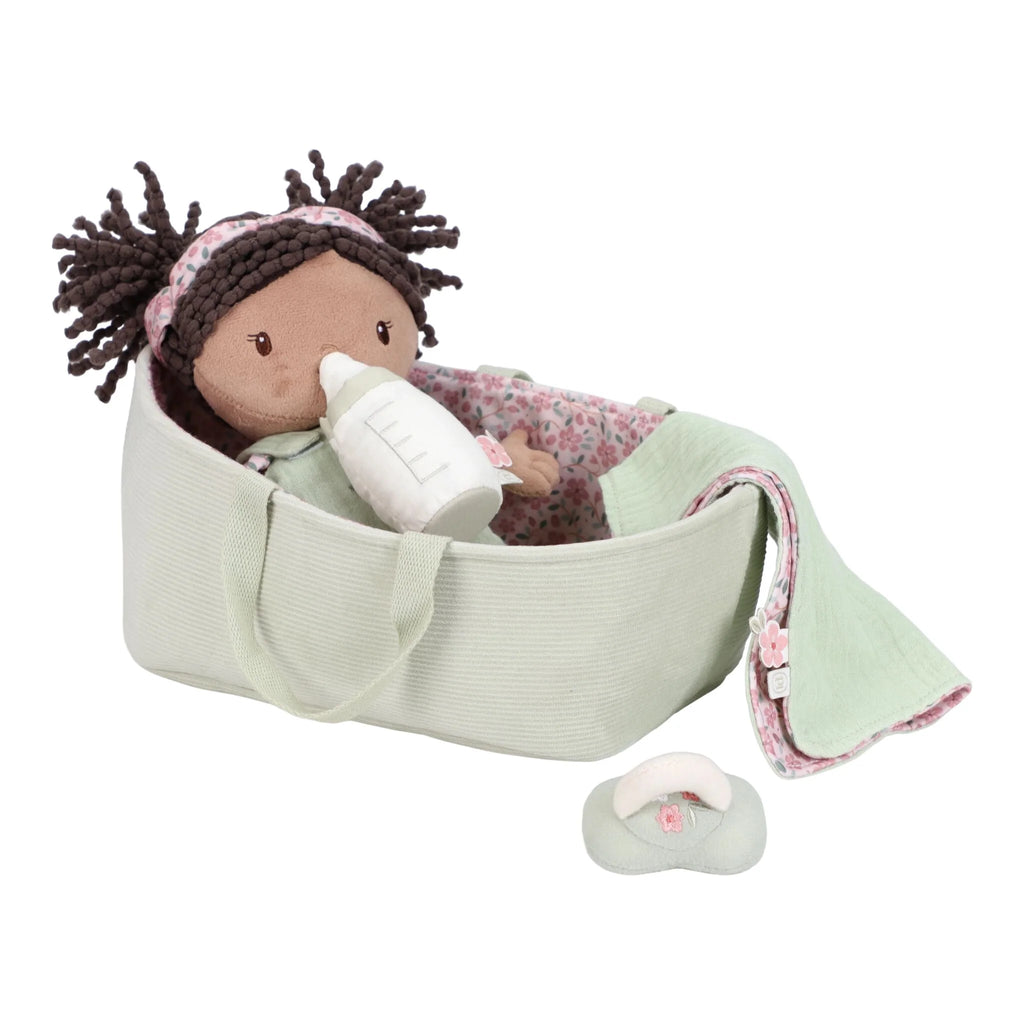 Little Dutch -Set Bambola  Morbida Evi con Cestino