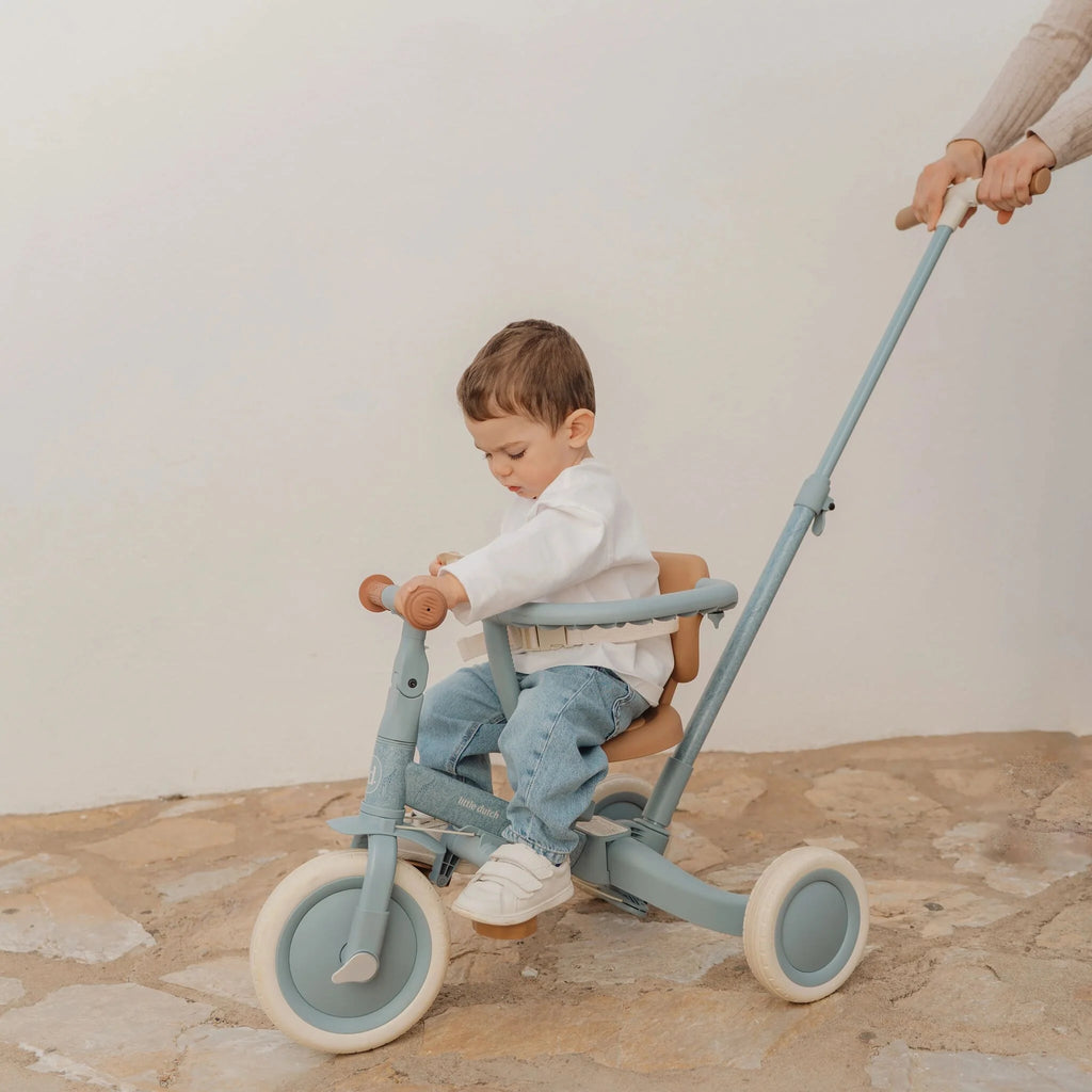 Little Dutch - Triciclo 4 in 1 color bianco sporco